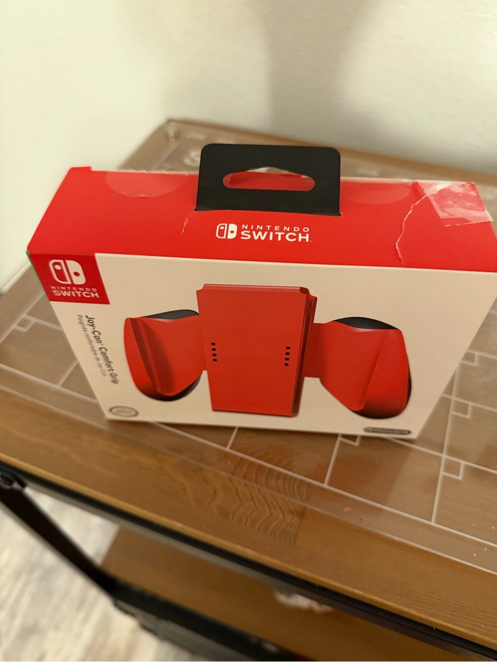 Nintendo Red Joy-Con Comfort Grip Charging Accessory